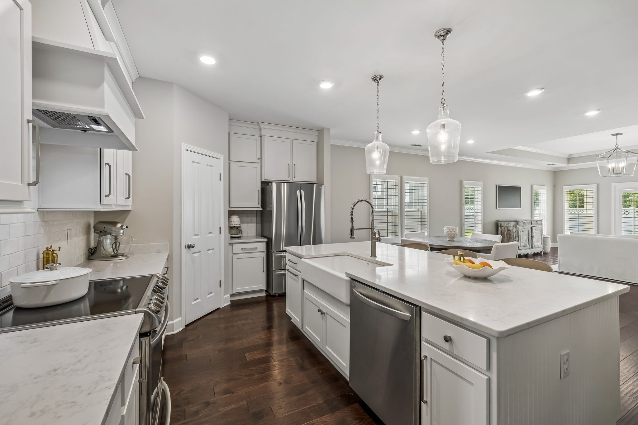 168 Mary Ann Circle Spring Hill, TN 37174 - Photo 6 of 38 a kitchen with stainless steel appliances a sink stove and refrigerator