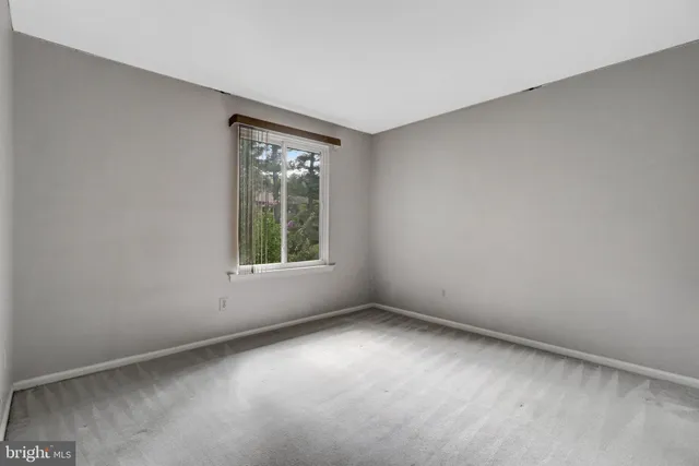 a view of a room with shelves