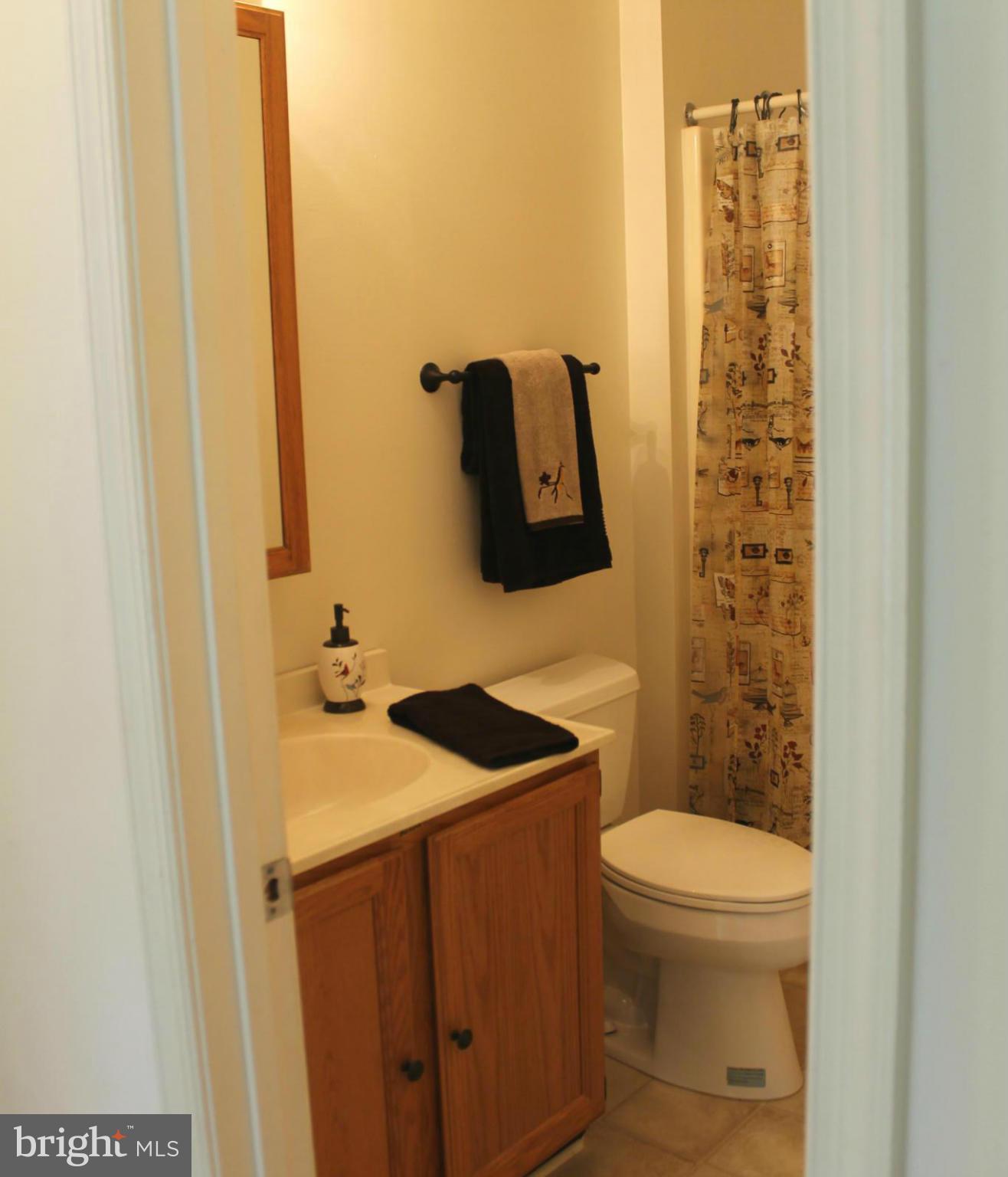 15405 Dover Road Upperco, MD 21155 - Photo 11 of 22 a bathroom with a granite countertop toilet and a sink