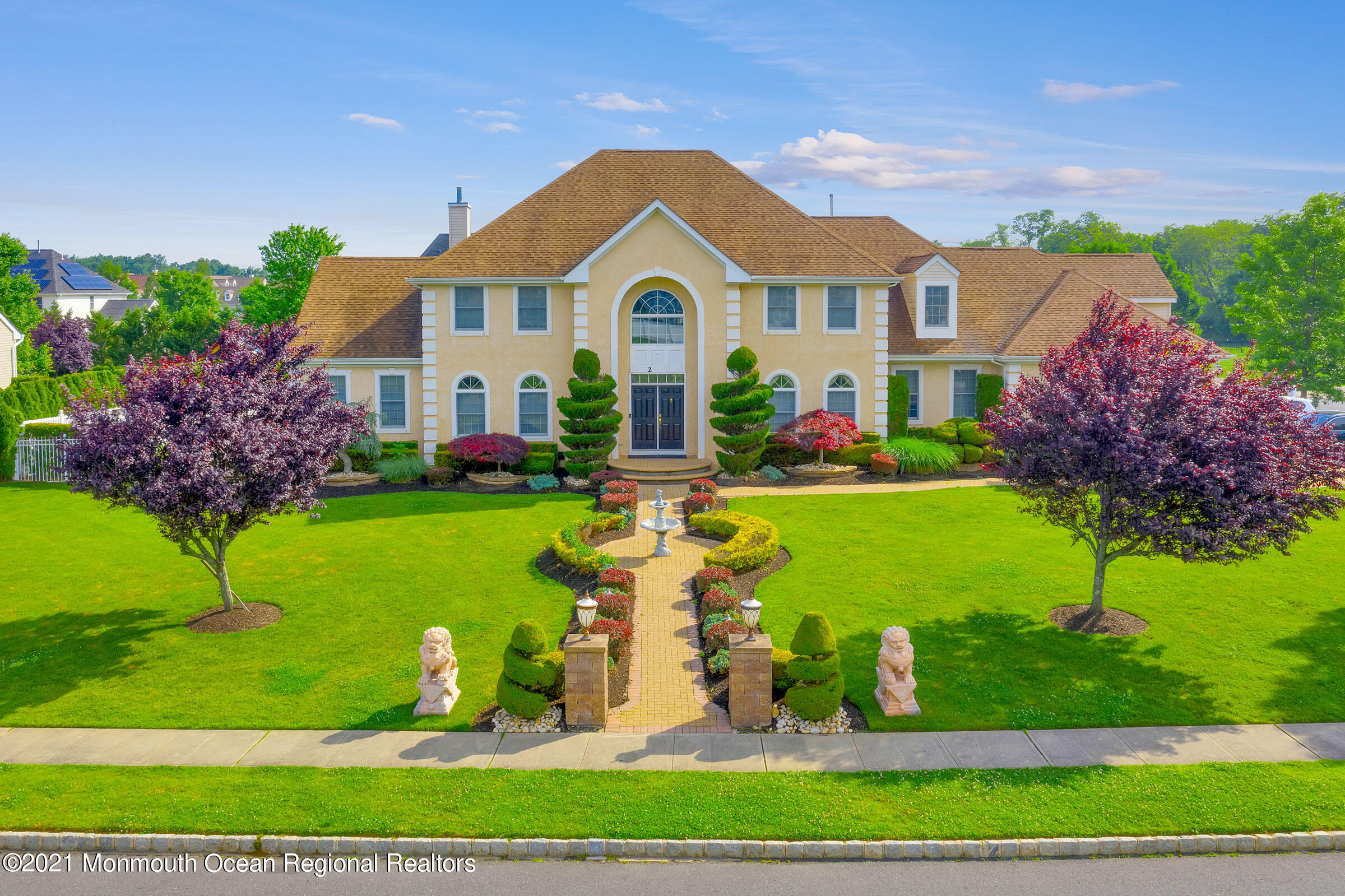 2 Hanging Rock Road Freehold, NJ 07728 - Photo 42 of 55 a front view of a house with garden