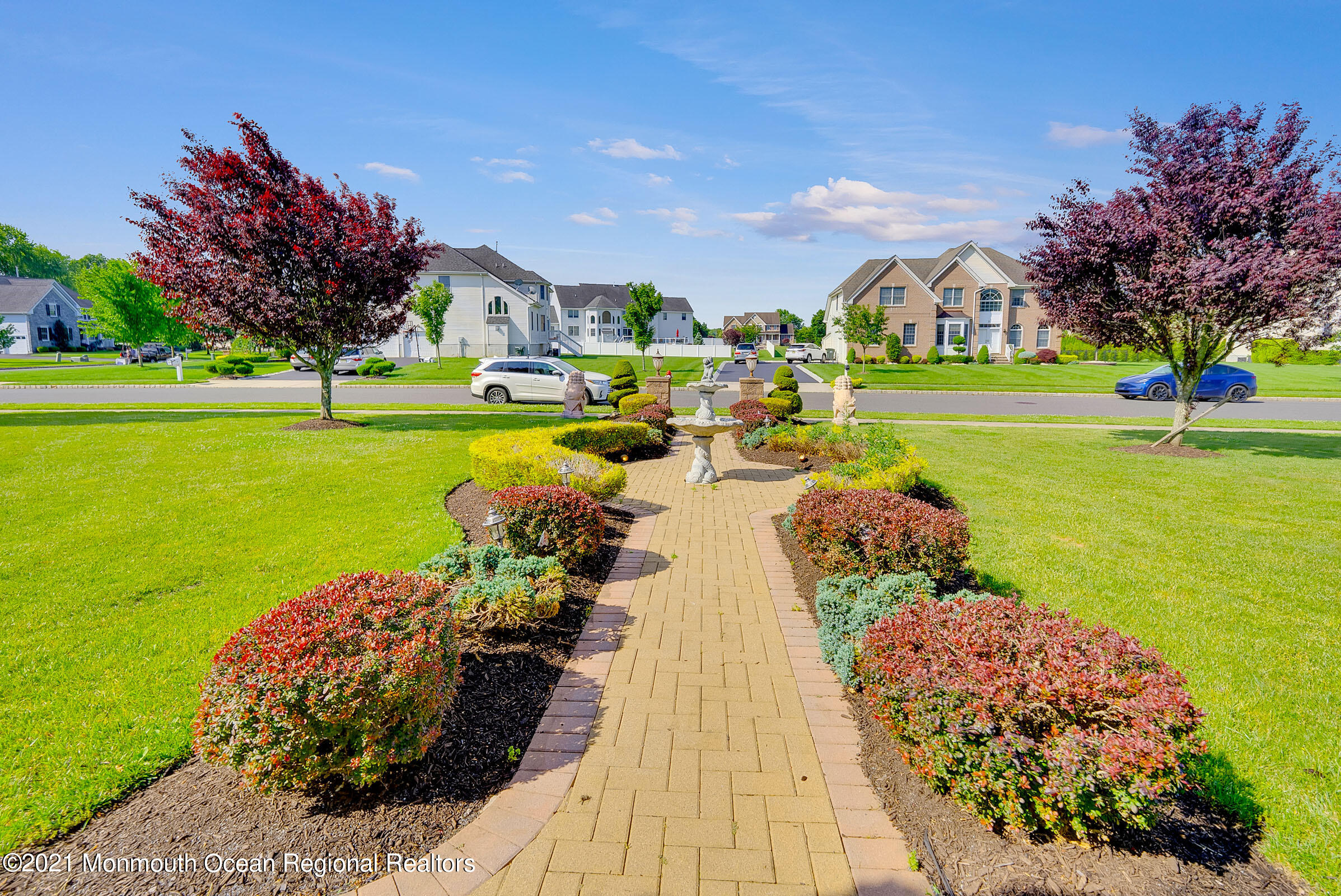 2 Hanging Rock Road Freehold, NJ 07728 - Photo 48 of 55 a view of a garden with an ocean view