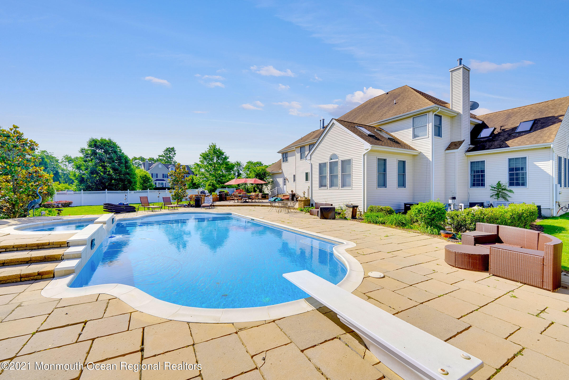 2 Hanging Rock Road Freehold, NJ 07728 - Photo 51 of 55 a view of outdoor space yard swimming pool and porch