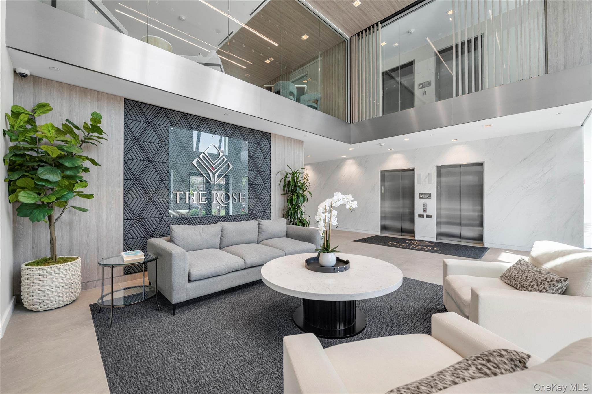 218 Middle Neck Road, Unit 207 Great Neck, NY 11021 - Photo 6 of 32 a living room with furniture and a potted plant