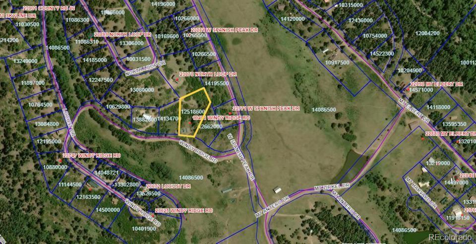 10401 Windy Ridge Road Aguilar, CO 81020 - Photo 24 of 24 an aerial view of a house