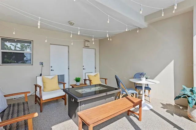 a view of a swimming pool with a lake view