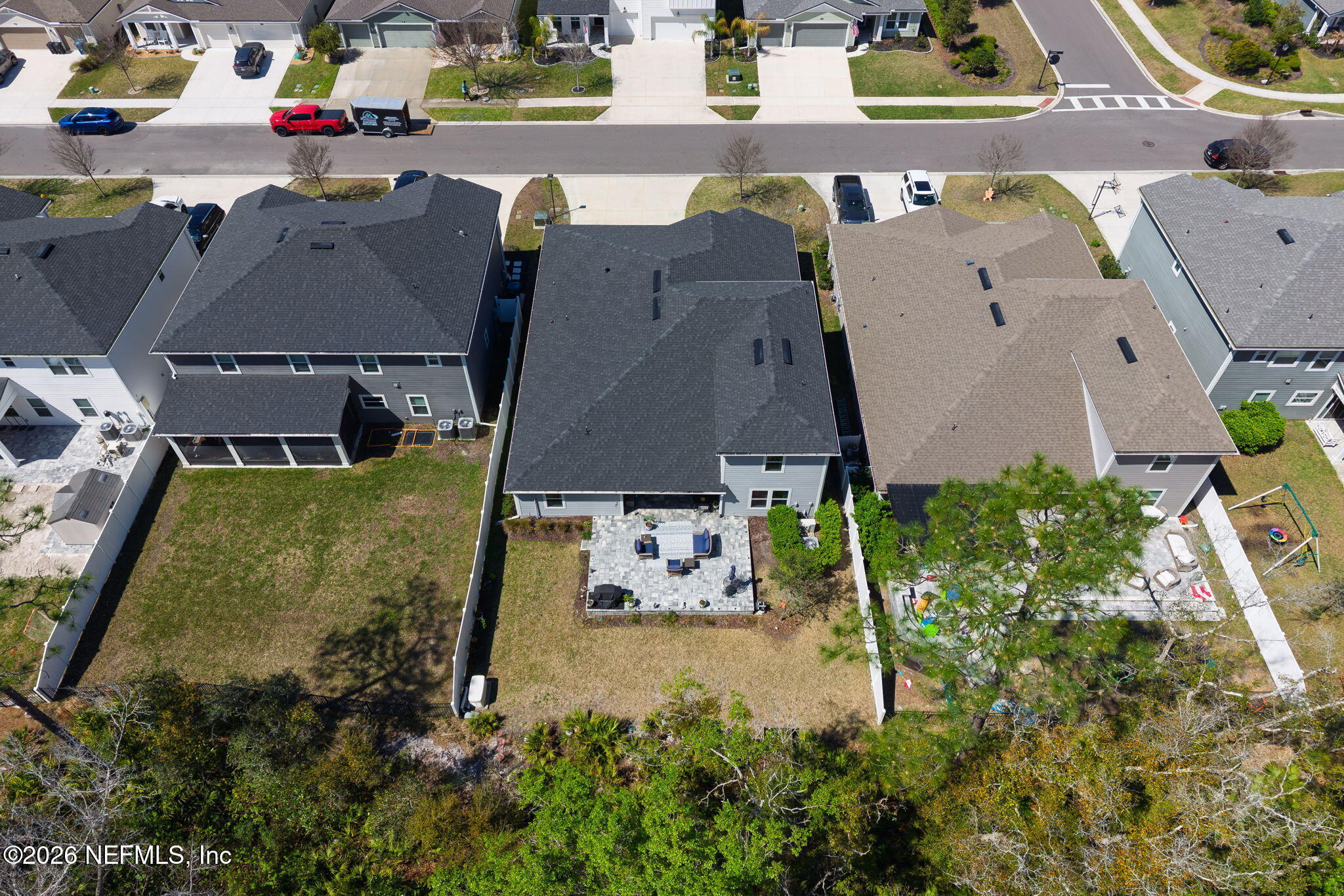 103 Riva Ridge Place St. Johns, FL 32259 - Photo 44 of 77 an aerial view of residential houses with outdoor space and parking