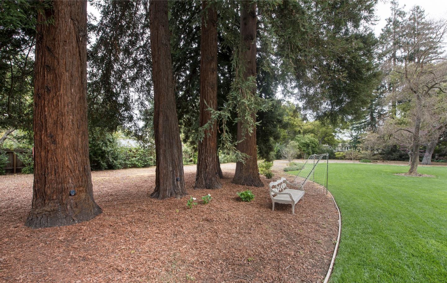 1340 Arbor Road Menlo Park, CA 94025 - Photo 7 of 7 a backyard of a house with table and chairs