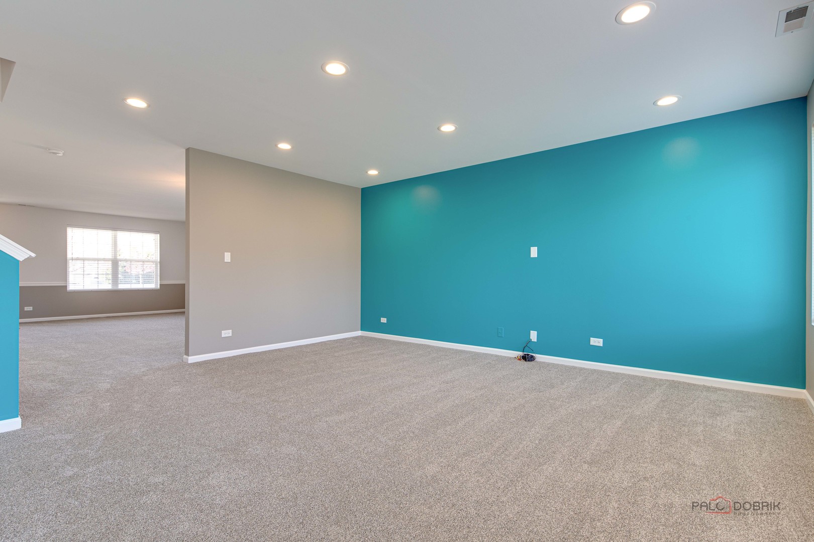1385 Broadland Drive Pingree Grove, IL 60140 - Photo 11 of 40 a view of an empty room with window and wooden floor