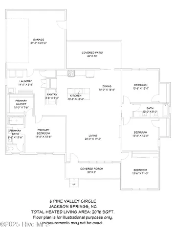 $440,000 | 6 Pine Valley Circle, Jackson Springs, NC 27281