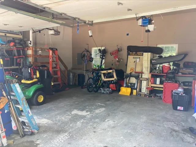 a view of storage and utility room