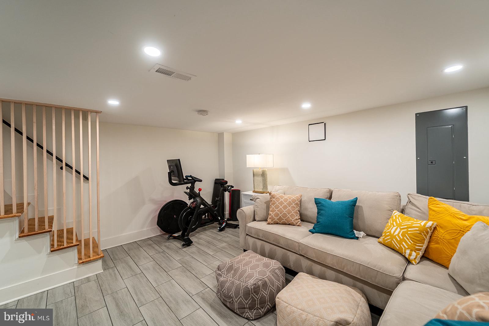 1919 Bennett Place Northeast Washington, DC 20002 - Photo 15 of 18 Cozy basement retreat with modern flair.