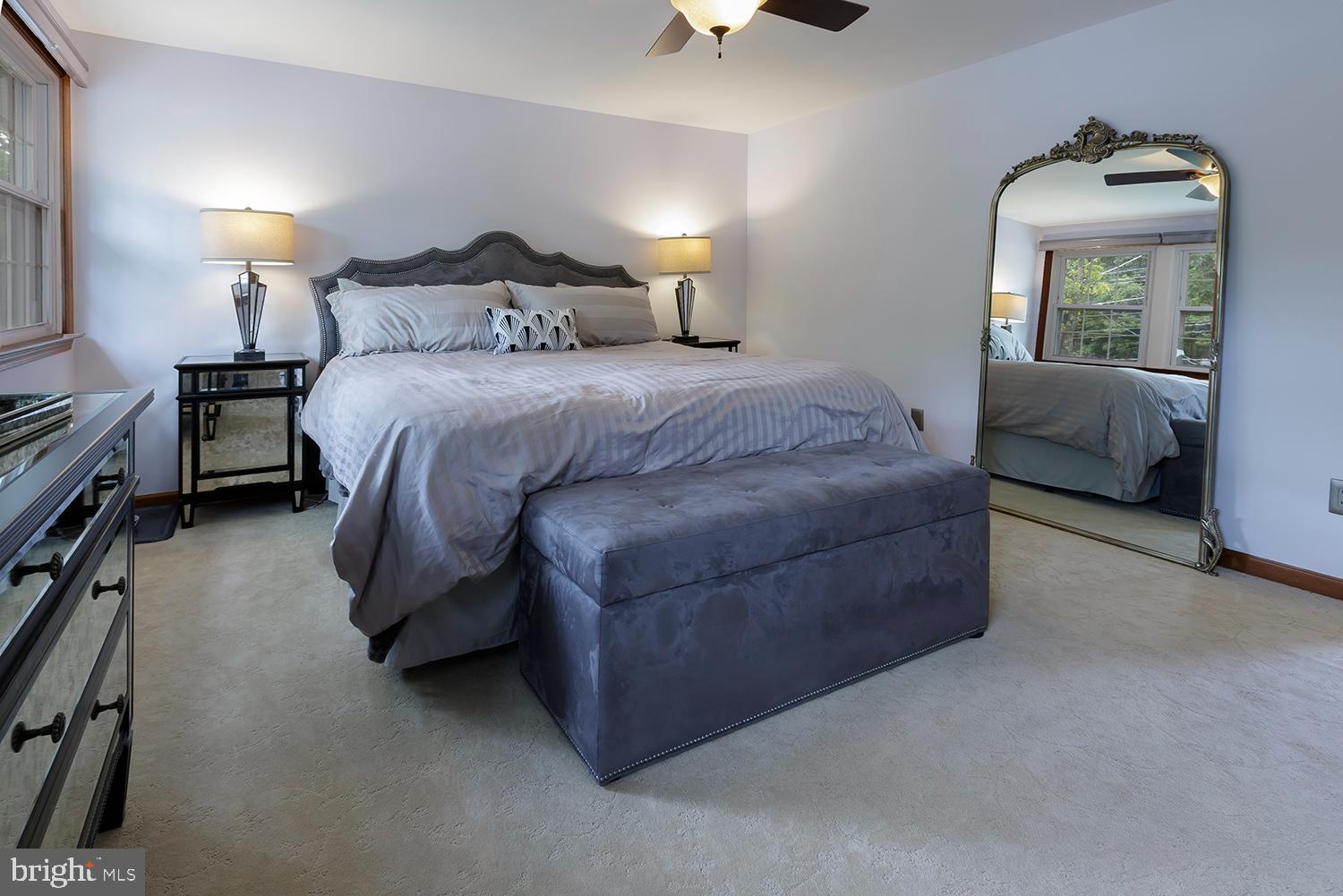 13 Oniontown Road Medford, NJ 08055 - Photo 20 of 37 Main bedroom with wall to wall carpeting