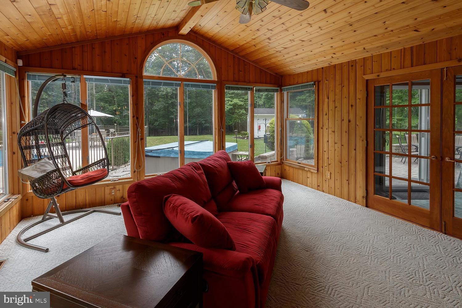 13 Oniontown Road Medford, NJ 08055 - Photo 10 of 37 Sun Room overlooking backyard pool and spa