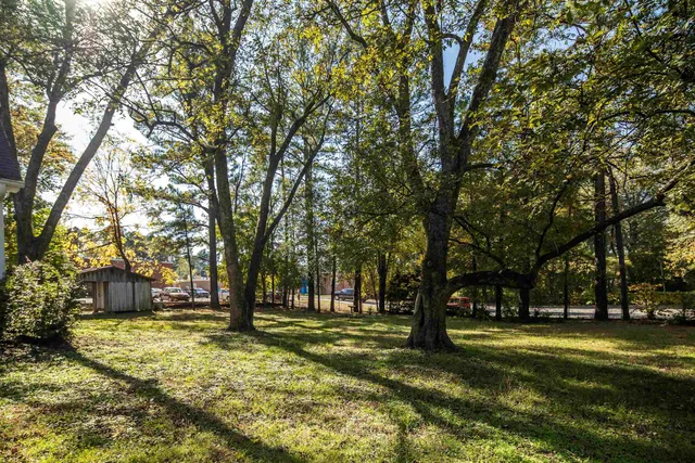 a view of outdoor space with trees
