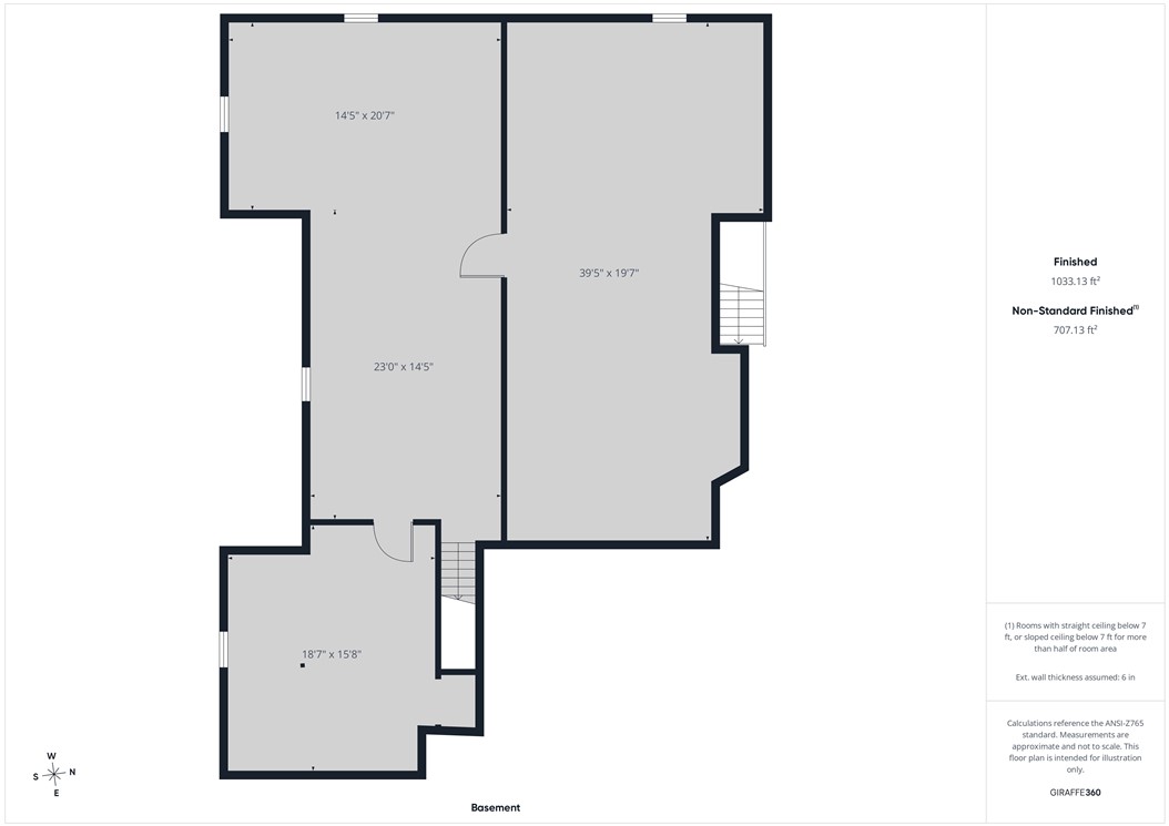 222 Chestnut Street Kane, PA 16735 - Photo 40 of 40 Basement Floor Plan