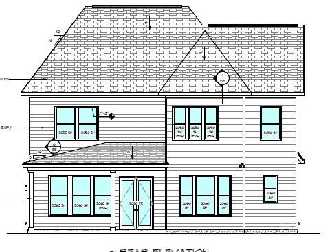 a view of a large white building