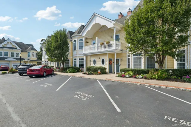 a view of a car parked in front of a building