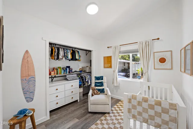 a view of a porch with furniture