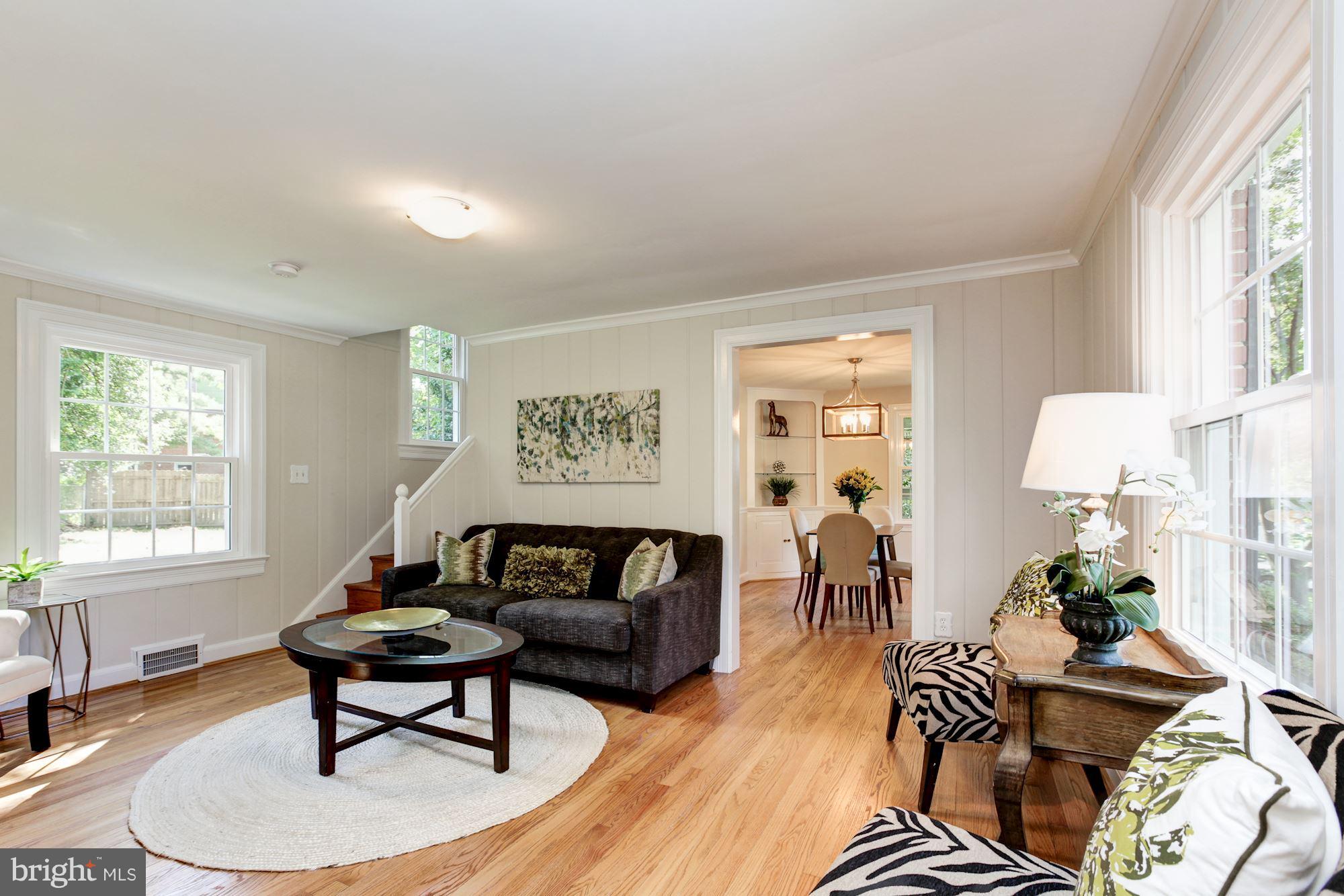 1604 South Springwood Drive Silver Spring, MD 20910 - Photo 3 of 22 Bright Living Room w/ Hardwoods