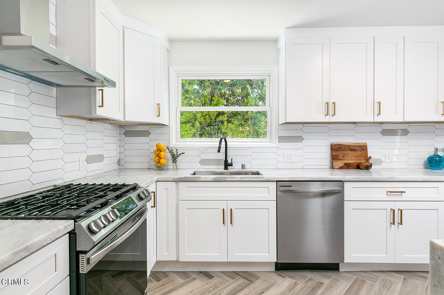 2375 Catherine Road Altadena, CA 91001 - Photo 13 of 50 a kitchen with white cabinets and white appliances