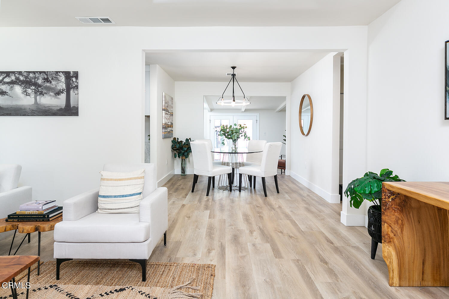 2375 Catherine Road Altadena, CA 91001 - Photo 9 of 50 a living room with furniture and a chandelier