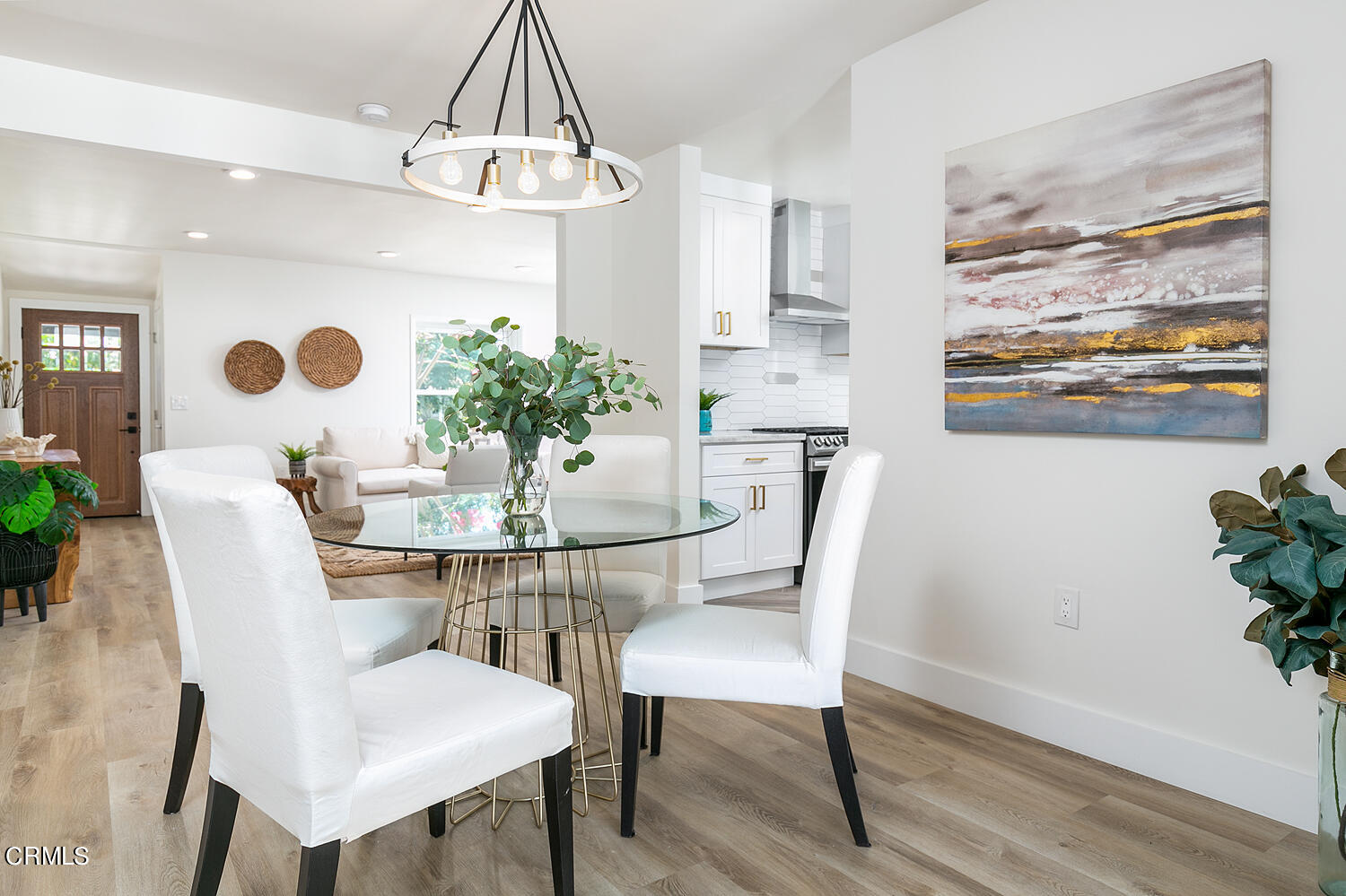 2375 Catherine Road Altadena, CA 91001 - Photo 10 of 50 a view of a dining room with furniture and wooden floor