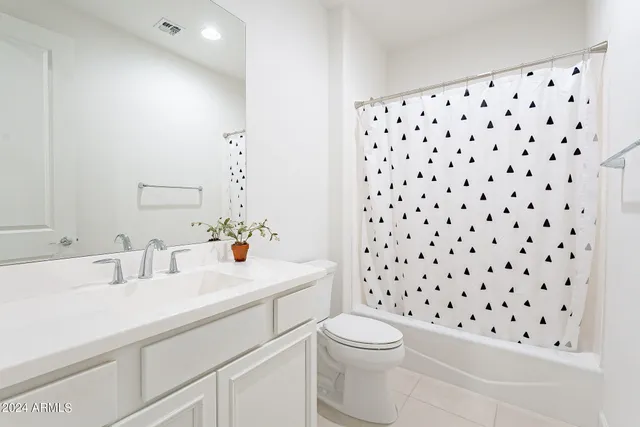 a bathroom with a sink a toilet a shower and a mirror