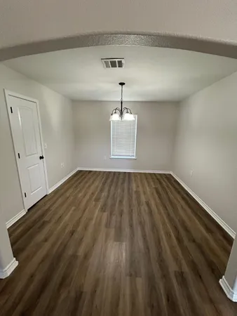 wooden floor in a room
