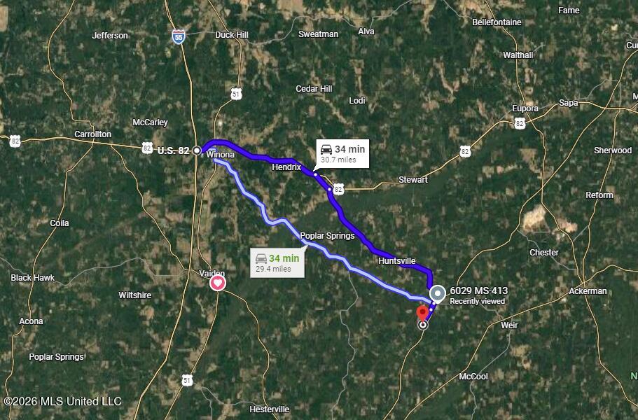 Old Trace Road McCool, MS 39108 - Photo 30 of 30 Google Maps