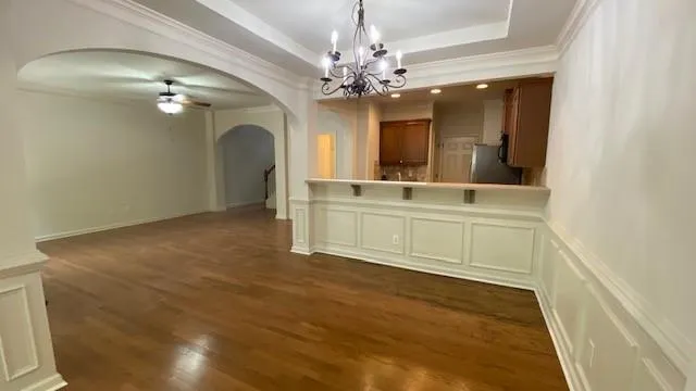 a view of an empty room