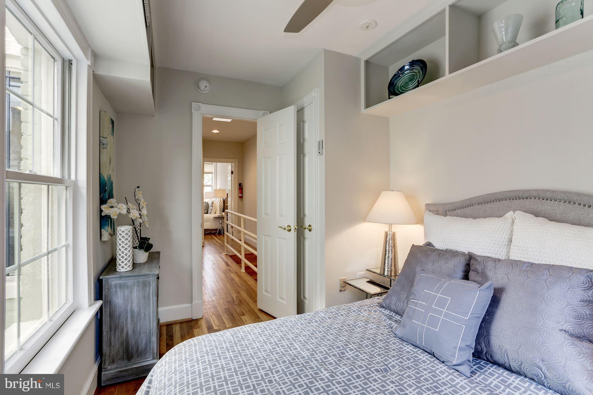 409 D Street Northeast Washington, DC 20002 - Photo 21 of 30 Bedroom 2 with Storage above Bed