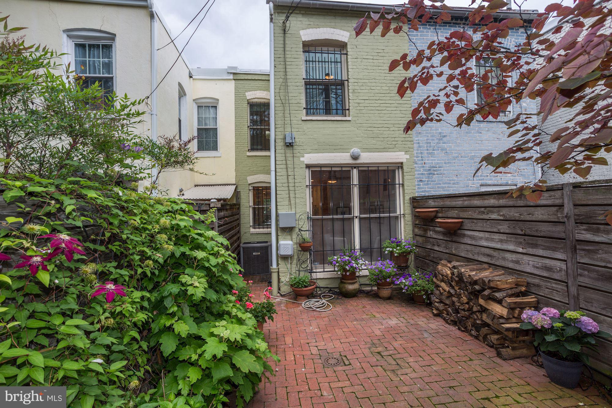 409 D Street Northeast Washington, DC 20002 - Photo 27 of 30 Garden Patio View from Back Gate