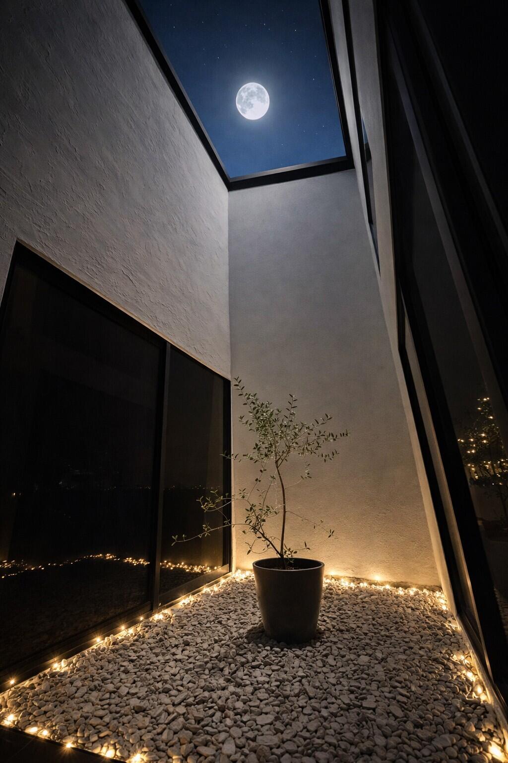 233 Southwest 28th Avenue Delray Beach, FL 33445 - Photo 6 of 61 Atrium at Night