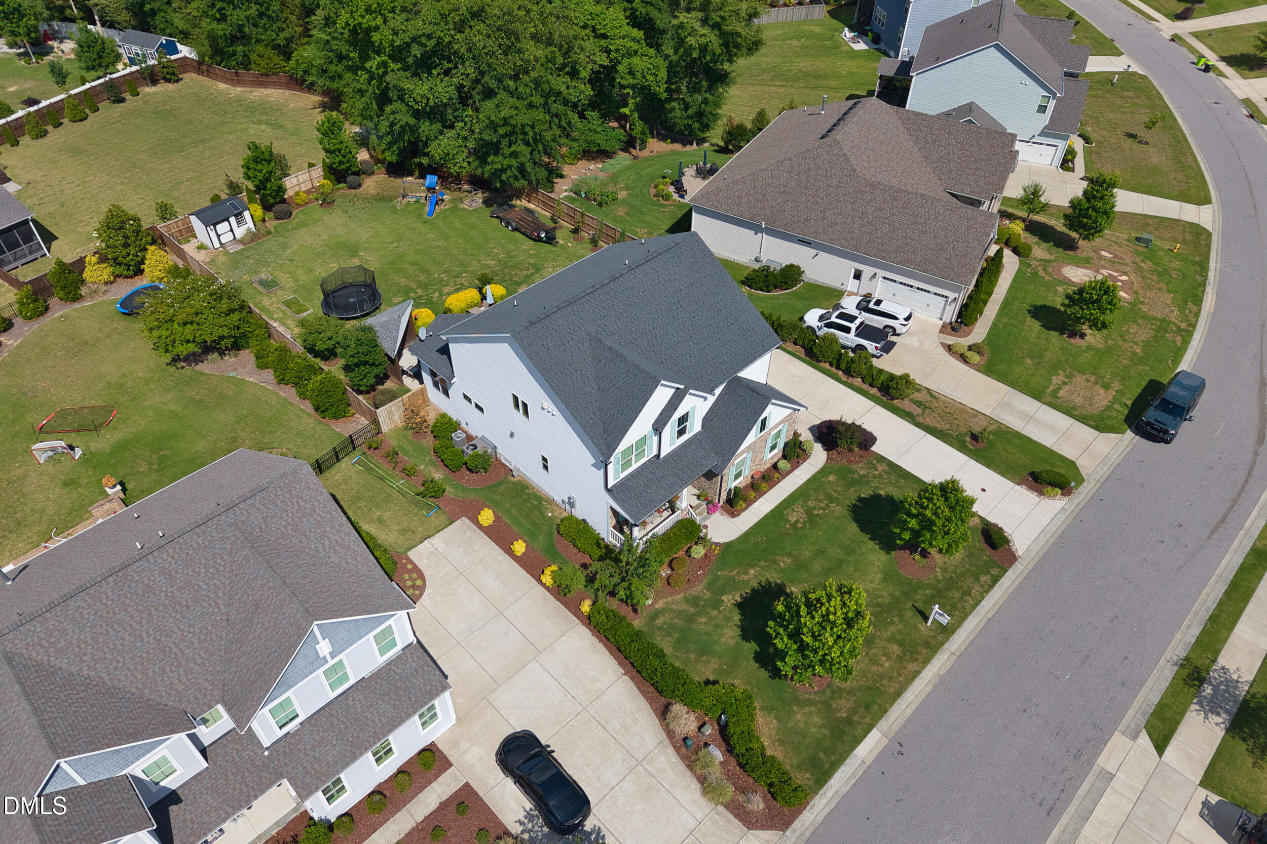 492 Adkins Ridge Road Rolesville, NC 27571 - Photo 49 of 58 39 -492 adkins ridge rd, drone, exterior