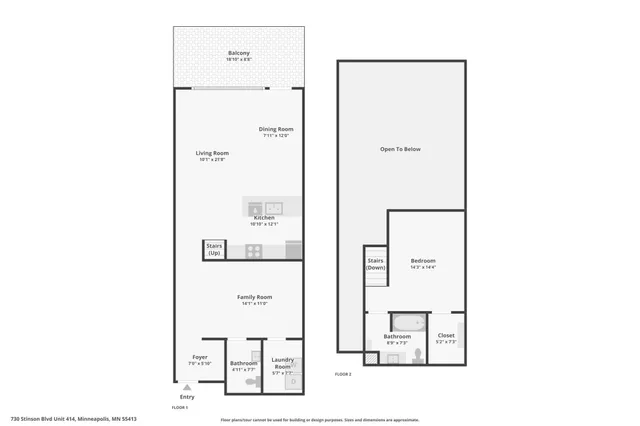 $389,900 | 730 Northeast Stinson Boulevard, Unit 516, Minneapolis, MN 55413