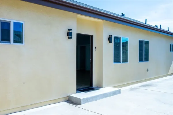a view of a house with an empty space