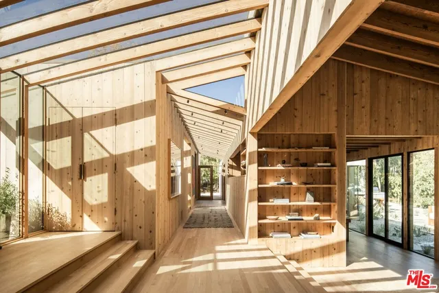 a view of a building entrance