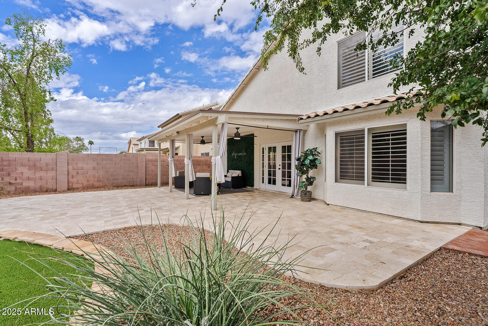 861 West Shellfish Drive Gilbert, AZ 85233 - Photo 27 of 32 a view of a house with a patio