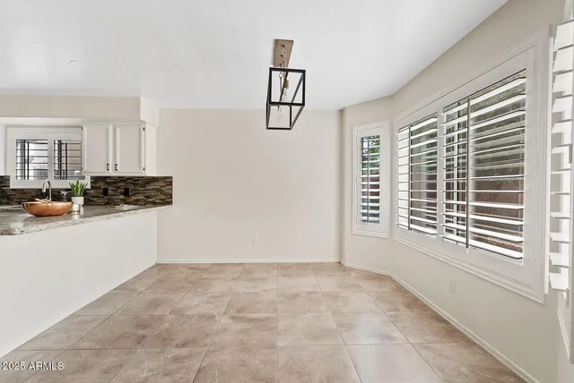 a view of kitchen and window