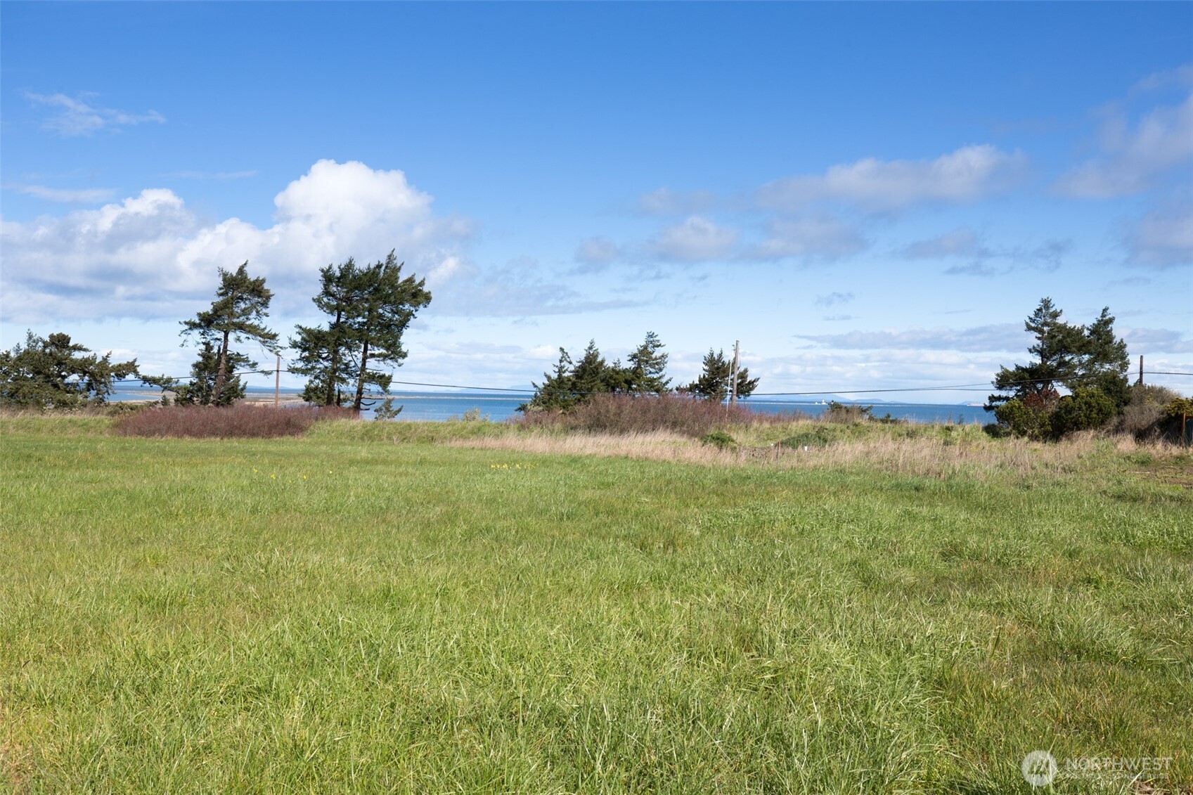9999 Marine Drive Sequim, WA 98382 - Photo 17 of 20 a view of a lake with a big yard