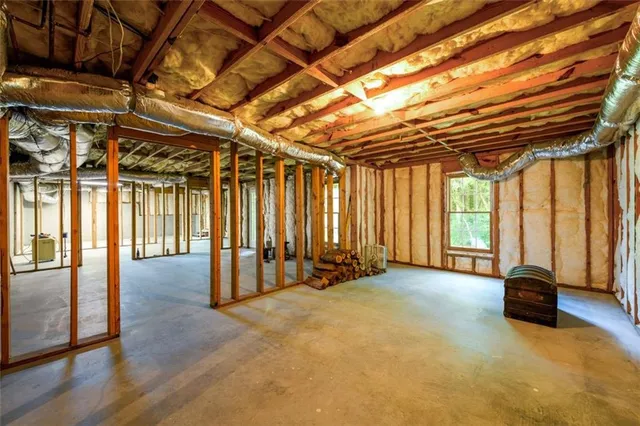 a view of a house with wooden floor