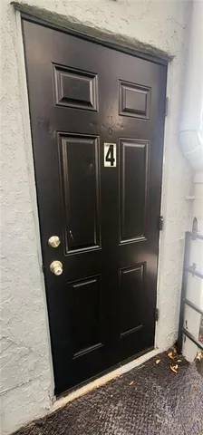 a view of a door