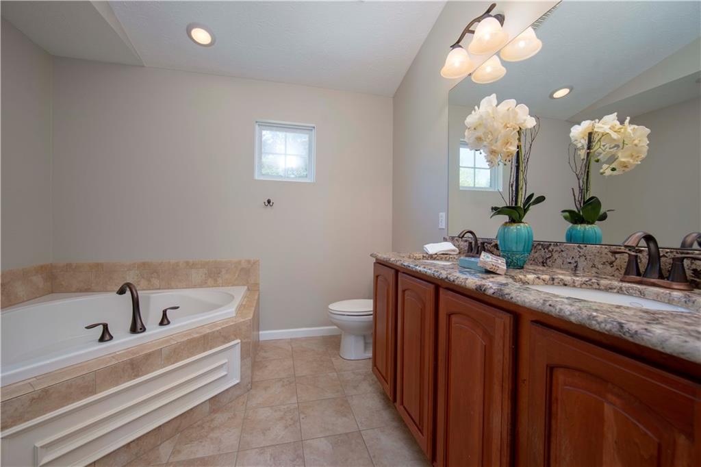 3839 Anderson Road Gibsonia, PA 15044 - Photo 14 of 24 Master bath with double bowl vanities...