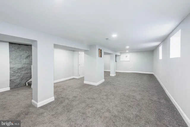 a view of an empty room