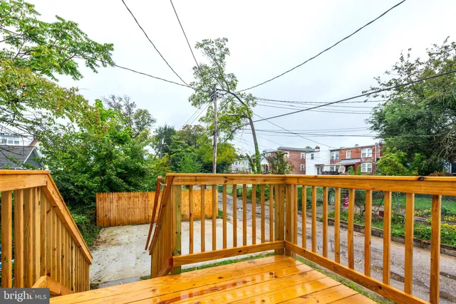 a view of a roof deck