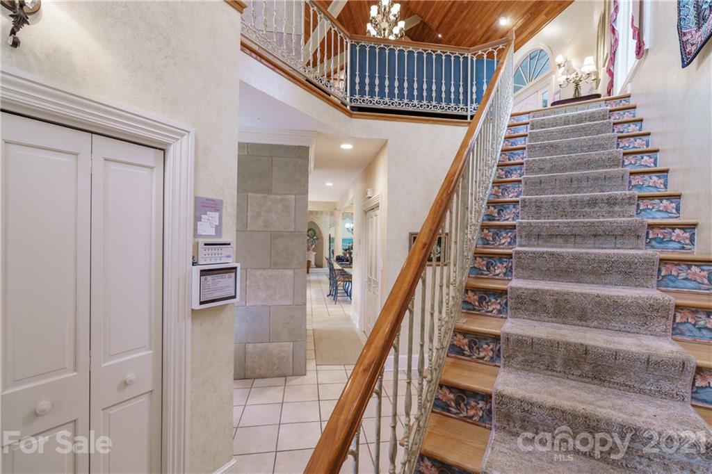 454 Cut Away Road Lake Lure, NC 28746 - Photo 13 of 48 a view of entryway and hall with wooden floor