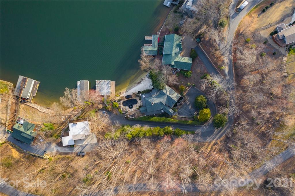 454 Cut Away Road Lake Lure, NC 28746 - Photo 40 of 48 a bird view of house with outdoor space