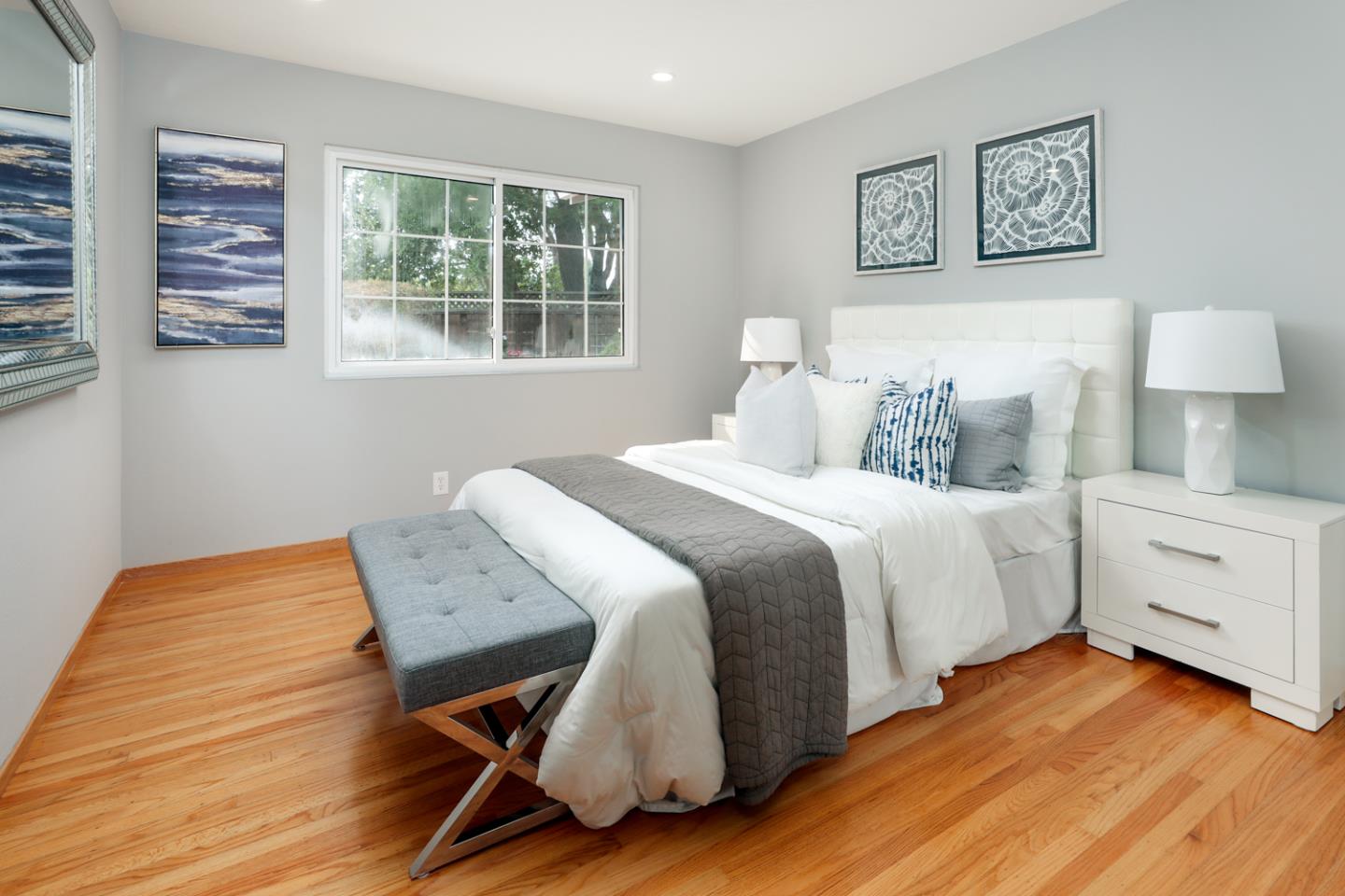 2250 Vía Maderos Los Altos, CA 94024 - Photo 14 of 36 a bed room with a bed and a window