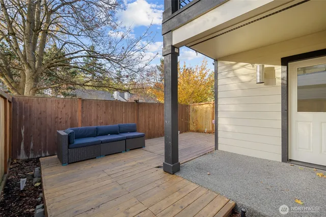 a outdoor space with couch