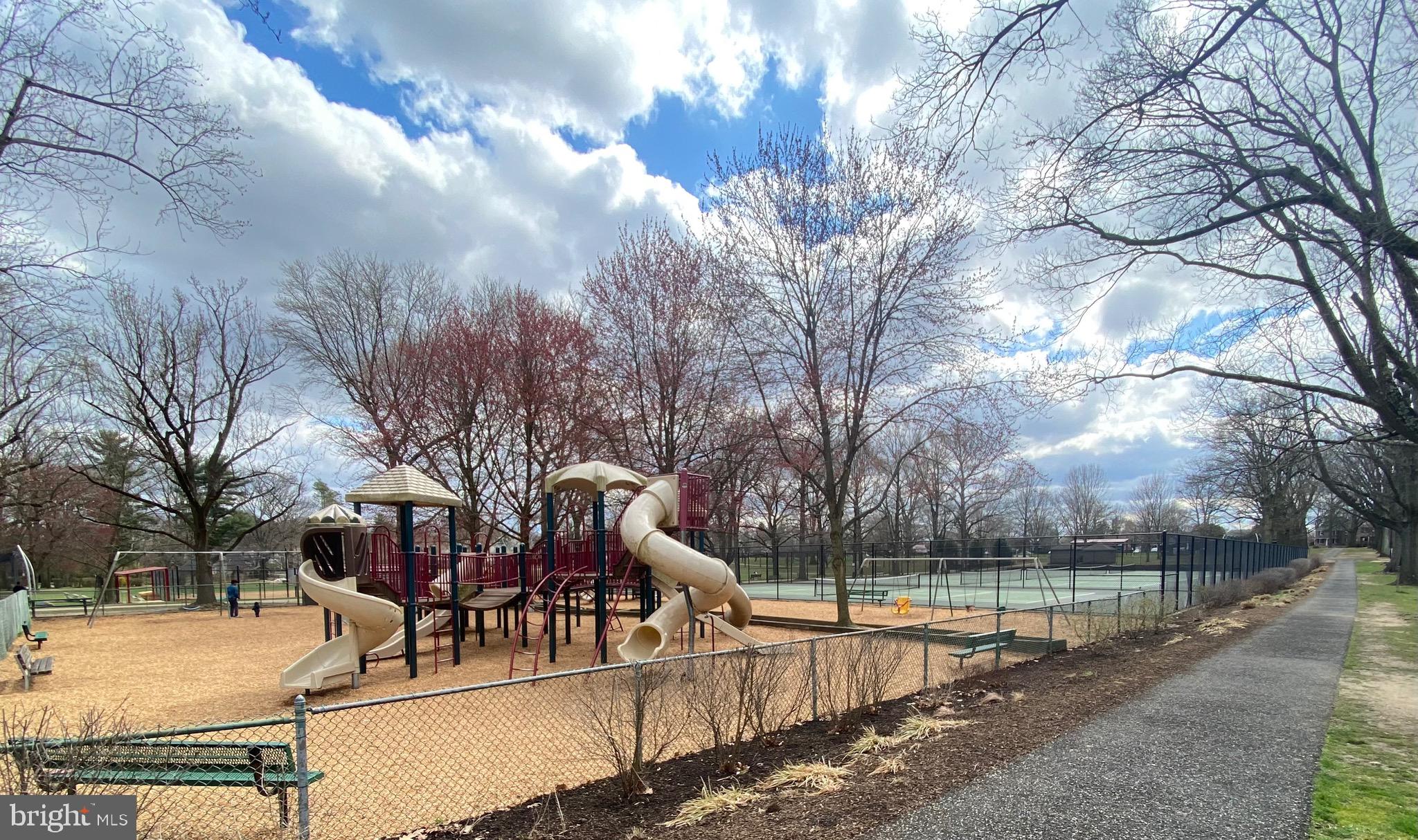 622 Greythorne Road Wynnewood, PA 19096 - Photo 35 of 36 Playground & Tennis Courts